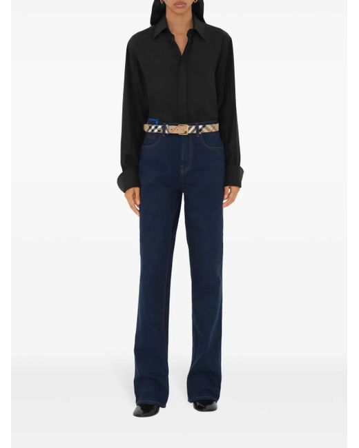 Burberry Brown Check B-Line Belt
