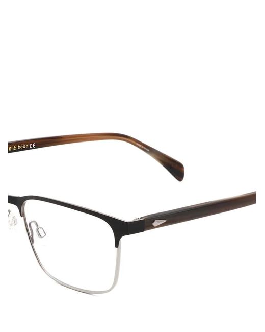 Rag & Bone White Rectangle-Frame Glasses for men
