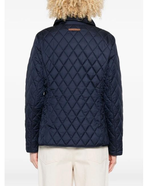 Ralph Lauren Blue Quilted Emblem Jacket