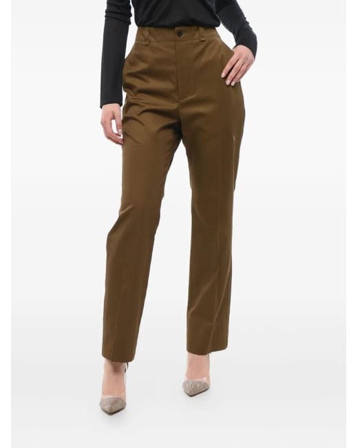 Saint Laurent ストレートパンツ Brown