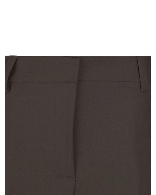 Antonelli Gray Cuffed Tailored Trousers