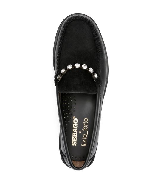 Forte_forte Black Flat Shoes