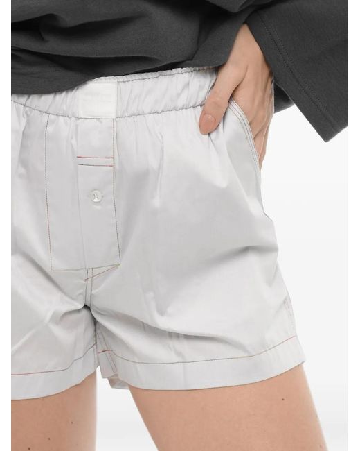 Eytys Gray Short Quinn À Surpiqûres Multicolores