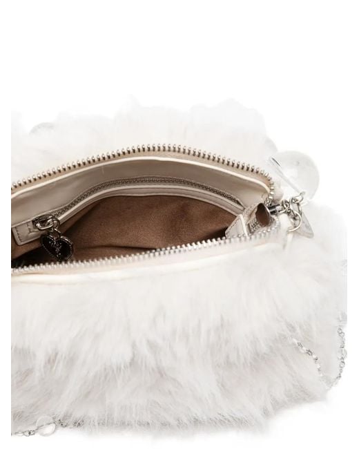 Rockfish White X Susan Fang Furry Tote Bag