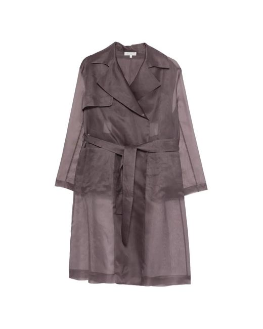 Antonelli Brown Valmorea Belted Coat