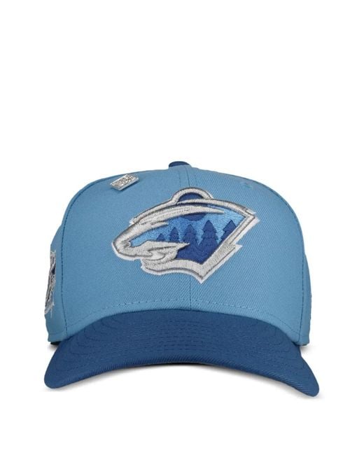 KTZ Blue 59Fifty Minnesota Wild 2004 All Star Game Fitted Cap for men