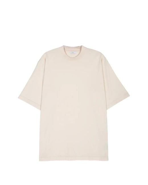 Hevò White Mulino Oversized Short-Sleeved T-Shirt for men