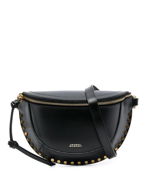 Isabel Marant Black Mini Leather Belt Handbag