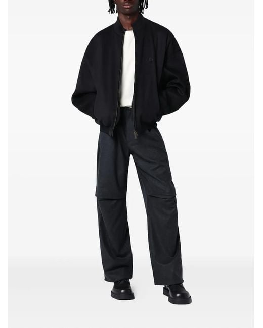 DARKPARK Black Bomber Jacket for men
