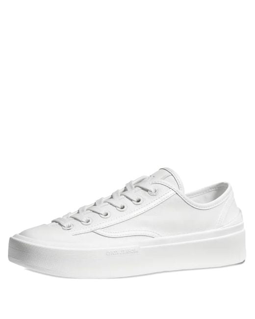 Michael Kors White Lace-Up Platform Trainers