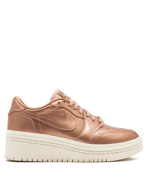 Nike Brown 'Wmns Air 1 Re Low Liftd' Sneakers