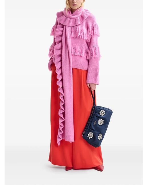 Sciarpa Jamboree di Essentiel Antwerp in Pink