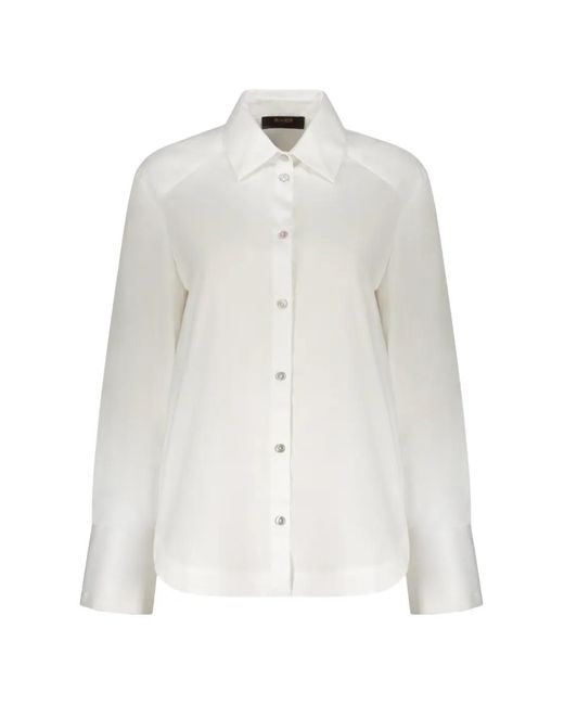 Moorer White French-Collar Button-Up Shirt