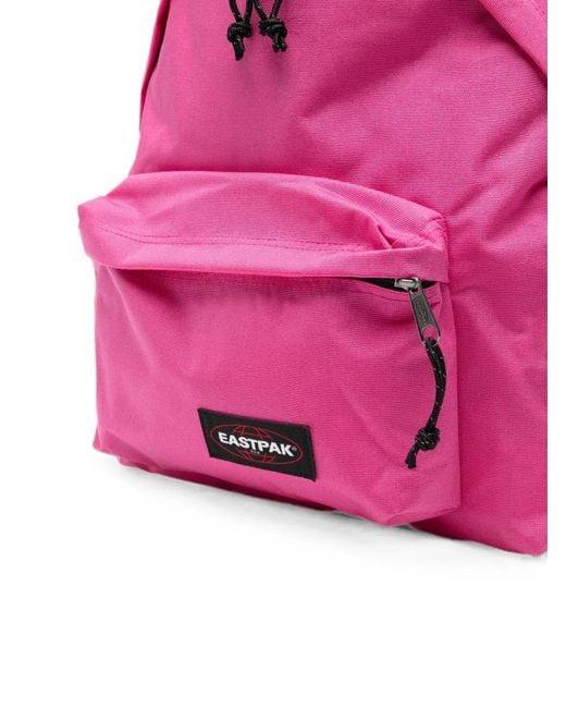Eastpak Pink Day Pak'R Logo-Patch Backpack for men