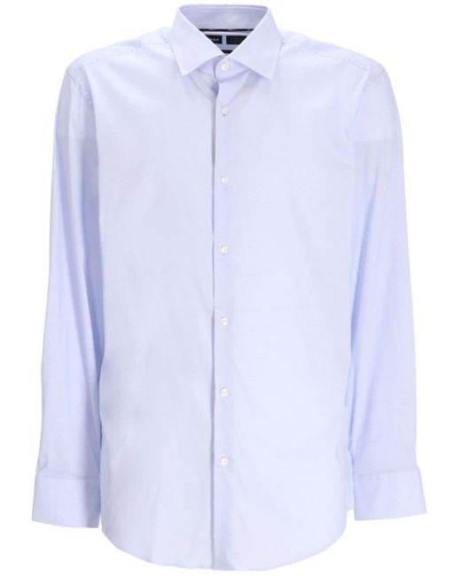 Boss Blue Hank Lyocell-blend Shirt for men