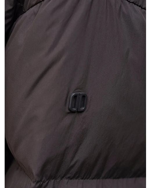 DUNO Gray High-Neck Parka Coat