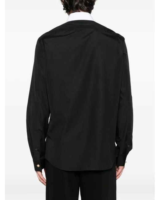 Balmain Black Ls Shirt for men