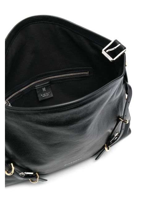 Givenchy Black Schultertasche aus strukturiertem Leder