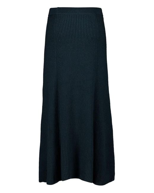 Zimmermann Blue Wool Skirt