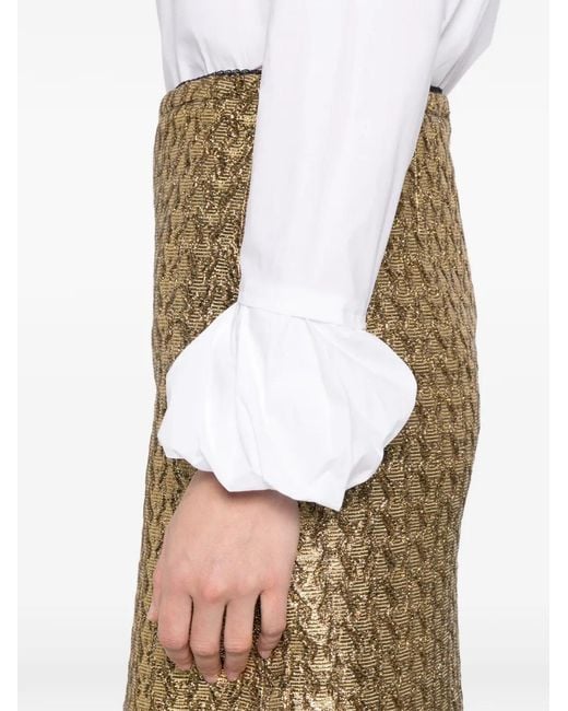 Dorothee Schumacher White Cuffed Shirt