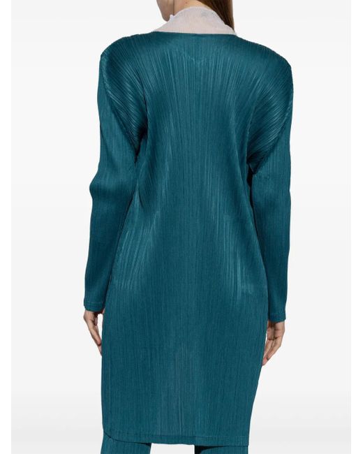 Pleats Please Issey Miyake プリーツ コート Blue