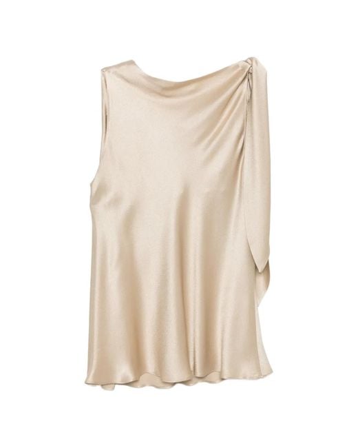 Antonelli Natural Blouse Cloe À Détail Noué