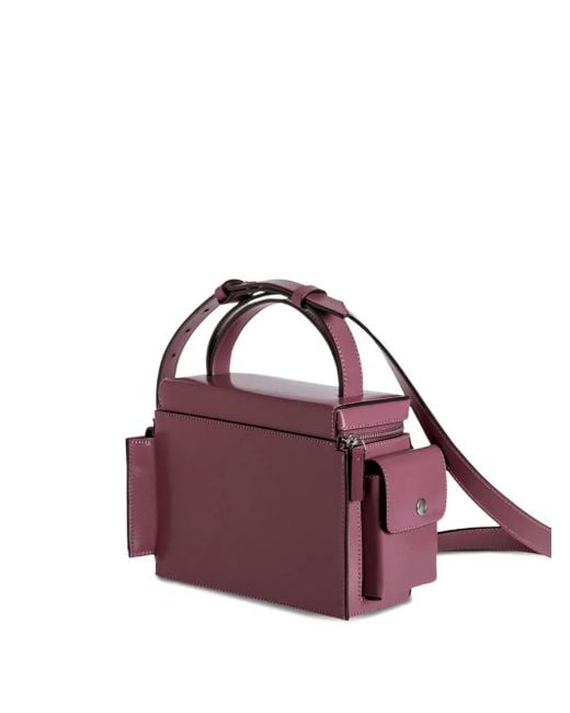 Merryl Tielman Purple Esther Zip-Fastening Cross Body Bag