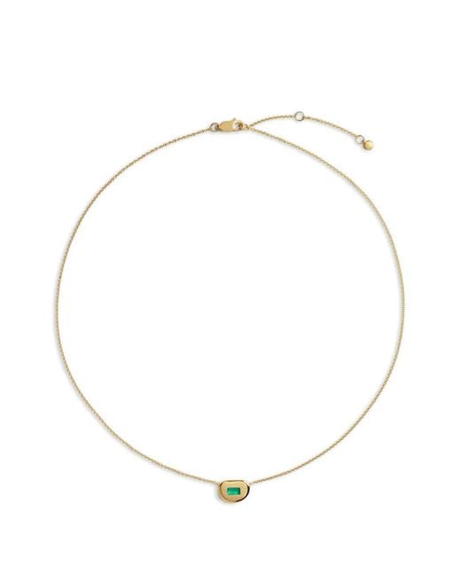 Monica Vinader White Gemdrop Onyx Necklace