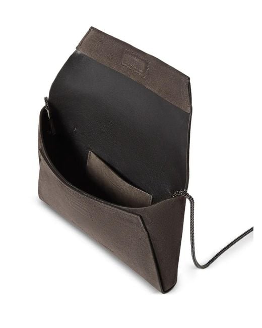 Brunello Cucinelli Gray Duo Pochette