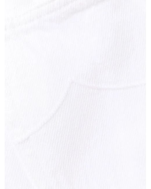 Vaqueros Kate Crop con dobladillo deshilachado Jacob Cohen de color White