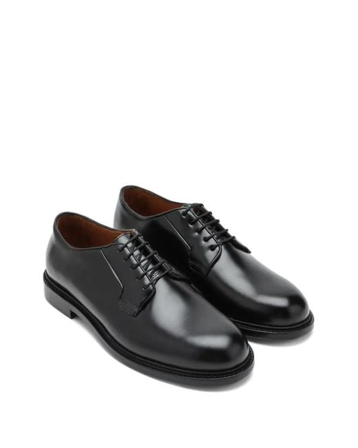 Sebago Black Derbies Milton En Cuir for men