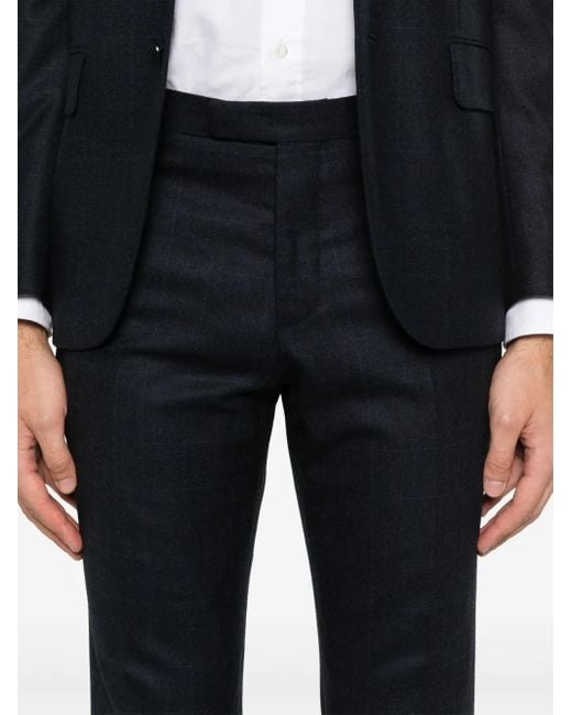 Boglioli Blue Prince Of Wales-Pattern Suit for men