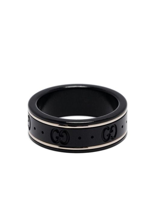 Gucci 18kt Witgouden Ring in het Black