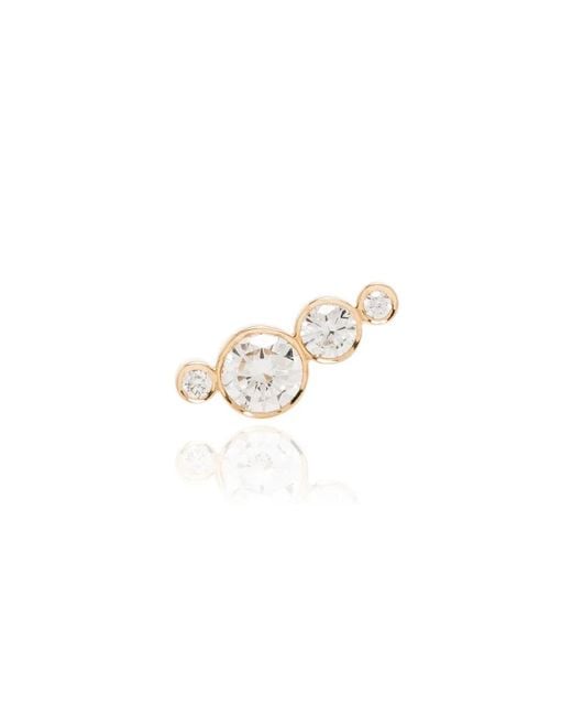 Sophie Bille Brahe Multicolor 18Kt Flacon Single Diamond Earring