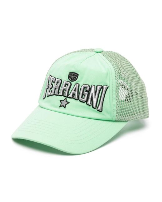 Cappello da baseball Ferragni Stetch di Chiara Ferragni in Green