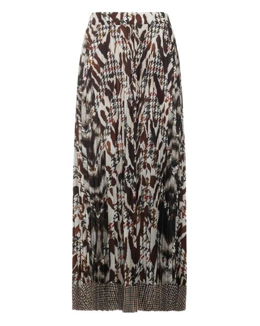 Falda con motivo pied de poule Pierre Louis Mascia de color Brown