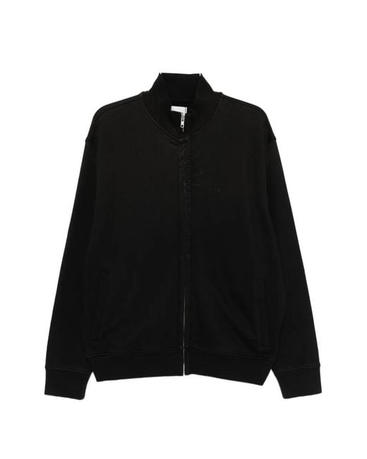 Arte' Black Sunfade Zip-Up Hoodie for men