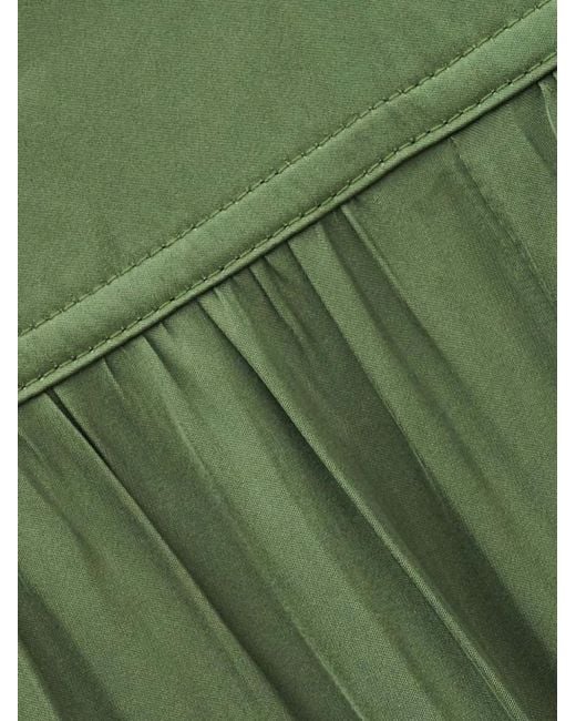 Ba&sh Green Celia Button-Cuff Cargo Pants