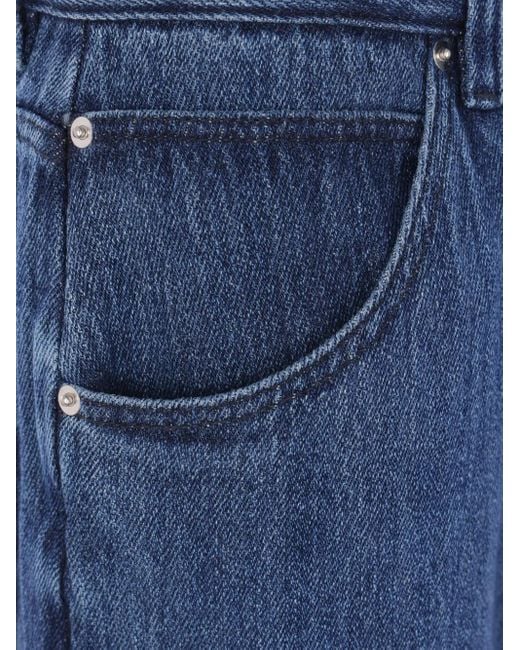 NAMACHEKO Blue Warkworth Five-Pocket Jeans for men