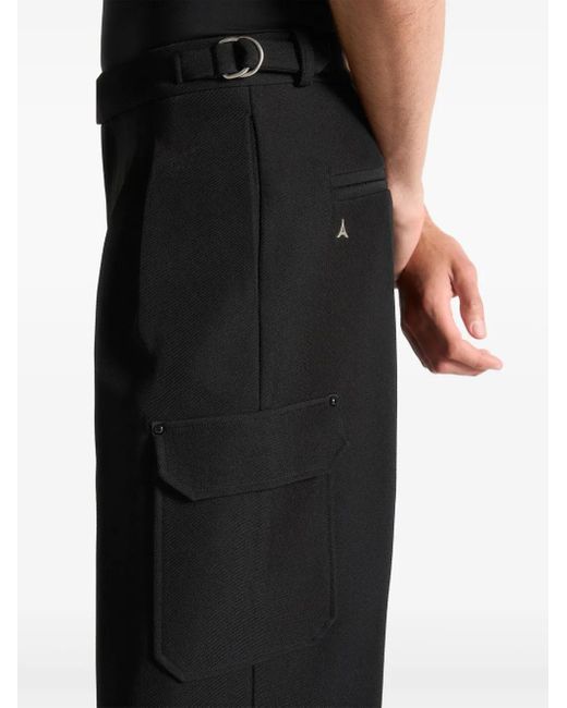 Manière De Voir Maurice Twill-Hose in Black für Herren