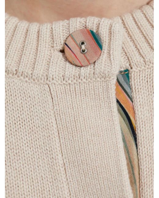 Cardigan Con Bottoni di Paul Smith in White