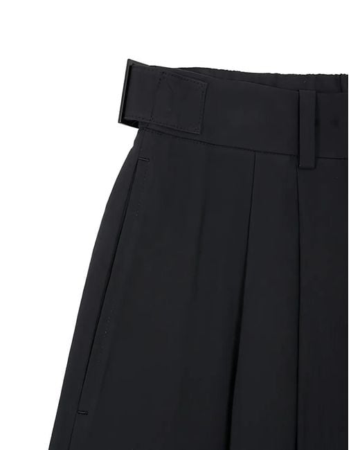 Juun.J Black Pleated Shorts