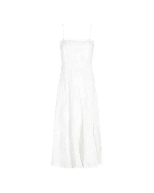 rotate birger christensen embroidered strapless midi dress ROTATE BIRGER CHRISTENSEN Strapless embroidered mesh maxi dress