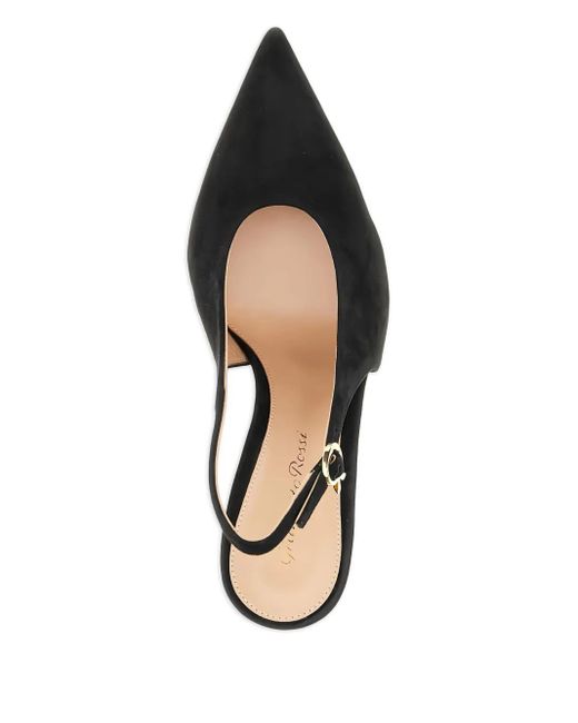 Gianvito Rossi 85 Mm Robbie Slingback Pumps in het Black