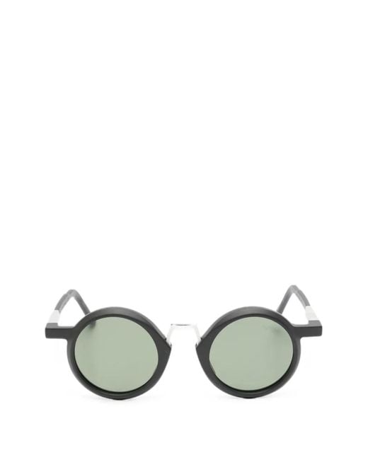 VAVA Eyewear Metallic Round-Frame Sunglasses
