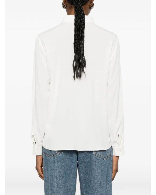 Marella White Long-Sleeve Shirt
