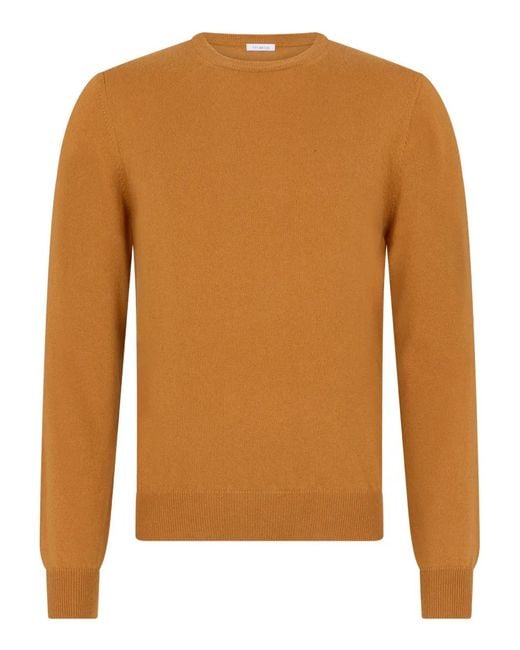Malo Brown Crew-Neck Sweater for men
