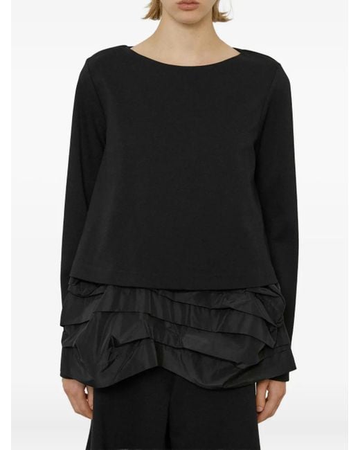 MEIMEIJ レイヤード ラッフルトップ Black