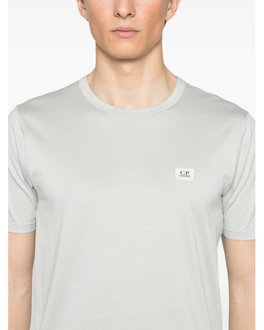 C P Company T-Shirt Met Logopatch in het White voor heren