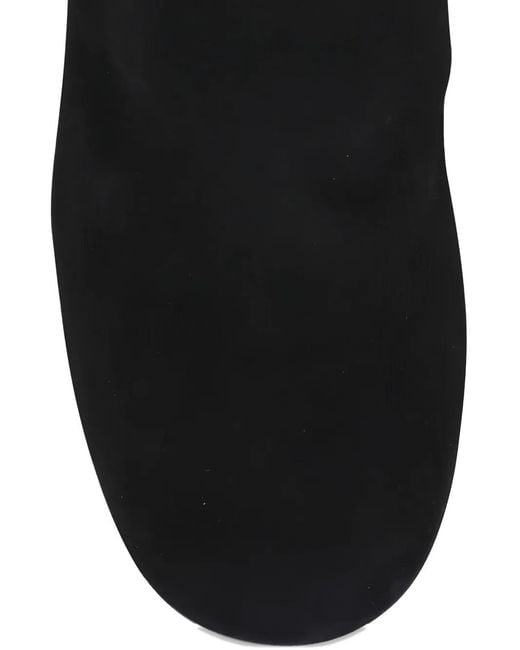 Gianvito Rossi Black Joelle Suede Knee-High Boots